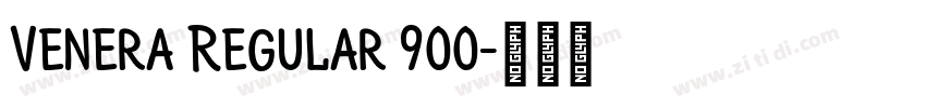 Venera Regular 900字体转换